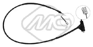 Трос стояночного тормоза METALCAUCHO 82820