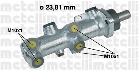 Главный тормозной цилиндр METELLI 05-0240