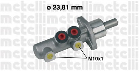 Главный тормозной цилиндр METELLI 05-0259