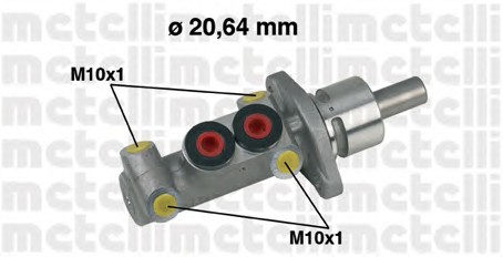 Главный тормозной цилиндр METELLI 05-0277