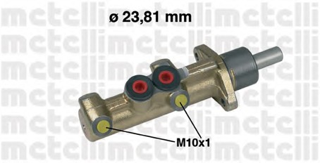 Главный тормозной цилиндр METELLI 05-0298
