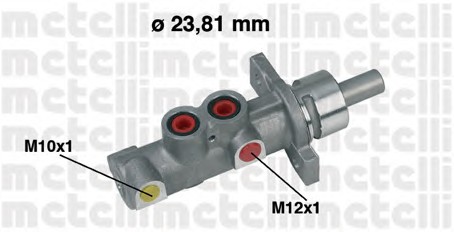 Главный тормозной цилиндр METELLI 05-0358