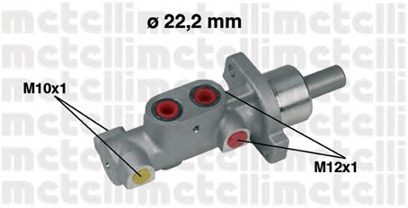 Главный тормозной цилиндр METELLI 05-0359