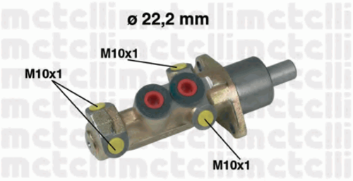 Главный тормозной цилиндр METELLI 05-0387
