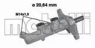 Главный тормозной цилиндр METELLI 05-0593