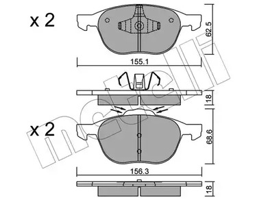 Запчасть METELLI 22-0534-1