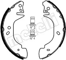 Комплект тормозных колодок METELLI 53-0122