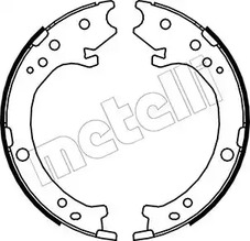 Комплект тормозных колодок стояночная тормозной системы METELLI 53-0161