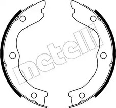 Комплект тормозных колодок стояночная тормозной системы METELLI 53-0293