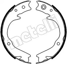 Комплект тормозных колодок стояночная тормозной системы METELLI 53-0388