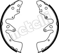 Комплект тормозных колодок METELLI 53-0407