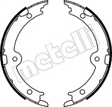 Комплект тормозных колодок стояночная тормозной системы METELLI 53-0449