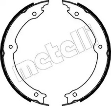 Комплект тормозных колодок стояночная тормозной системы METELLI 53-0451