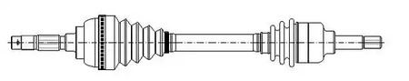 Приводной вал METELLI 17-0138