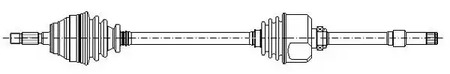 Приводной вал METELLI 17-0330