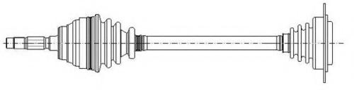 Полуось METELLI 17-0424