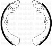 Комплект тормозных колодок METELLI 53-0037