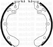 Комплект тормозных колодок METELLI 53-0217