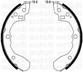 Комплект тормозных колодок METELLI 53-0220