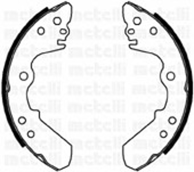Комплект тормозных колодок METELLI 53-0192