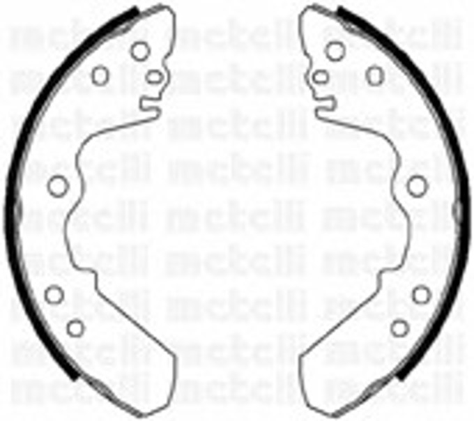 Колодки тормозные барабанные METELLI 53-0310