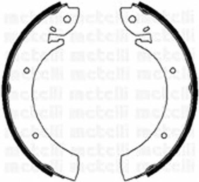 Комплект тормозных колодок METELLI 53-0342
