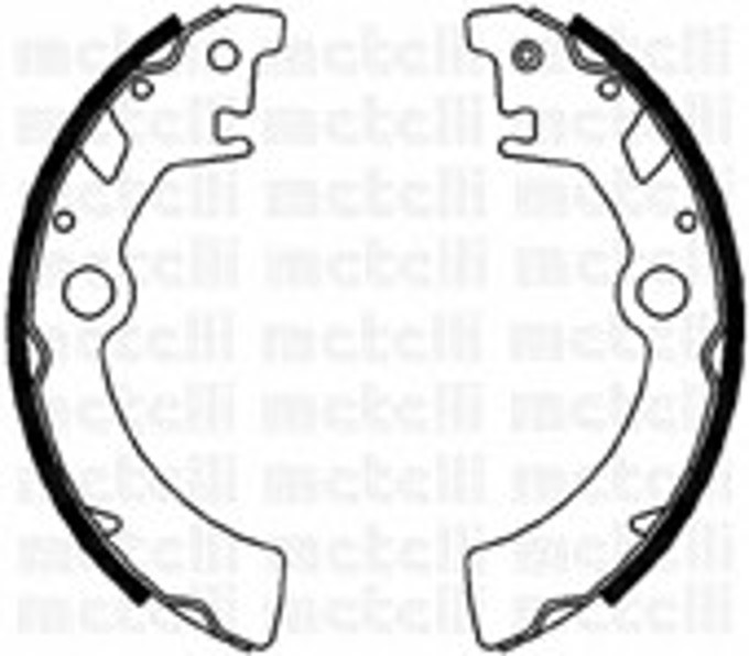 Комплект тормозных колодок METELLI 53-0400