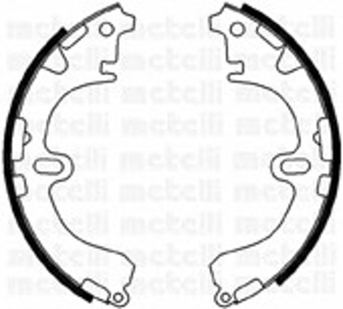 Комплект тормозных колодок METELLI 53-0422