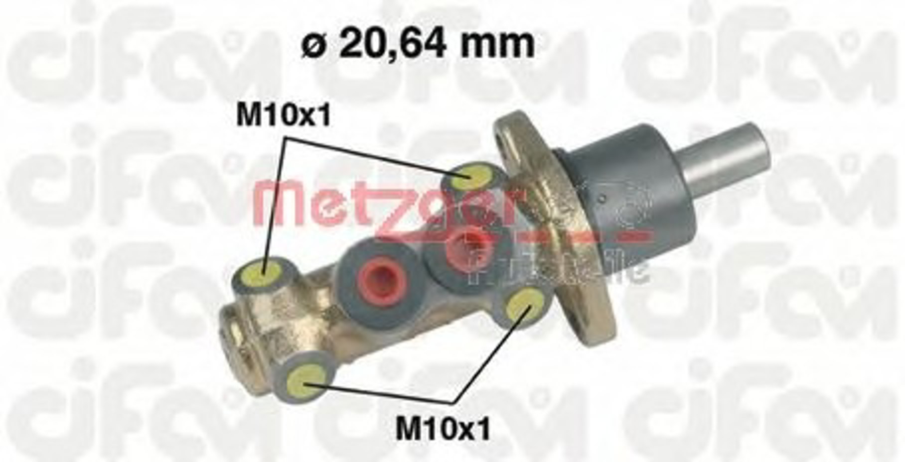 Цилиндр тормозной главный METZGER 202-142