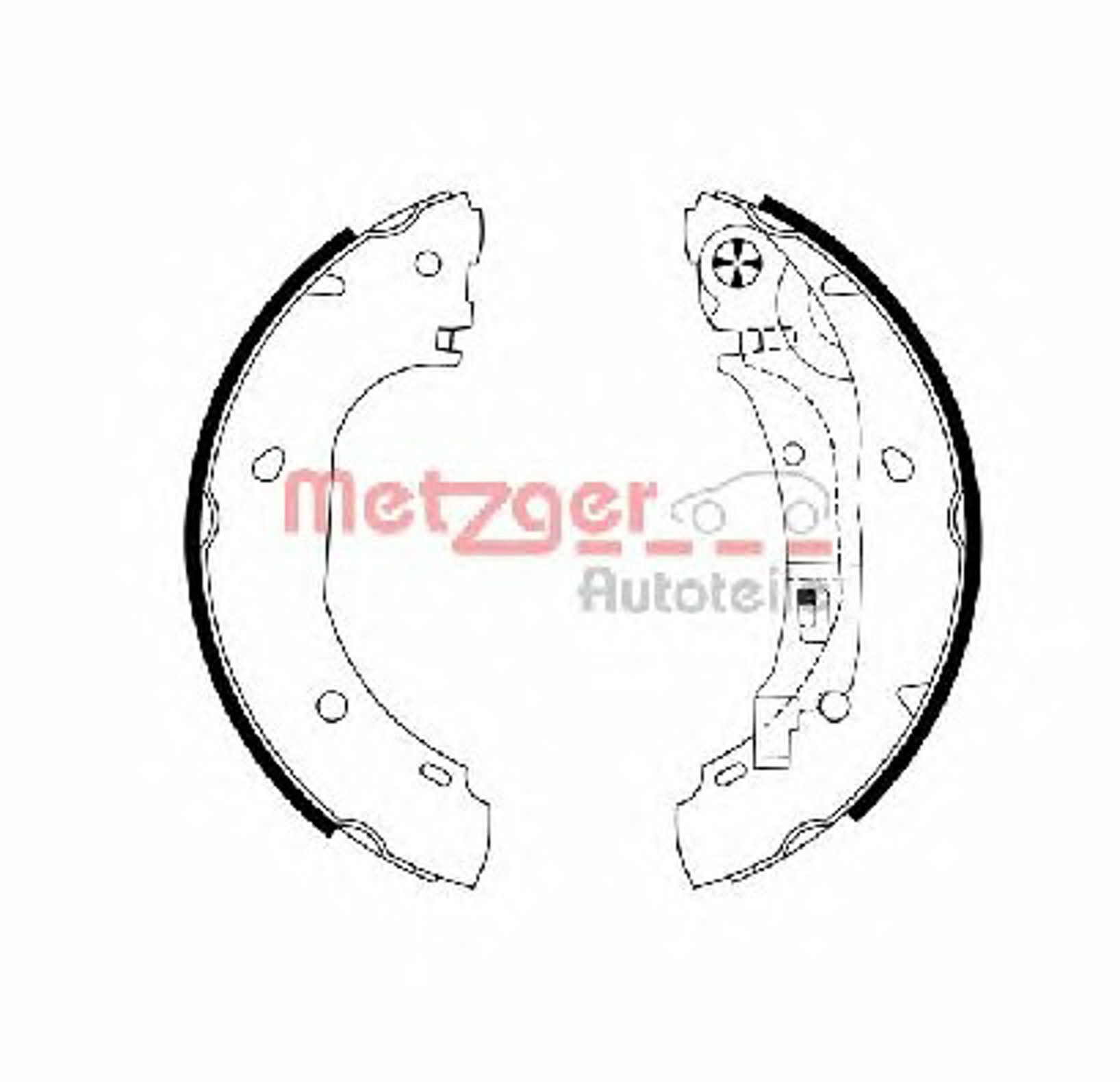 Комплект тормозных колодок METZGER MG 988