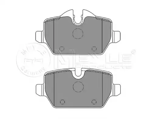 Тормозные колодки MEYLE 025 236 2316