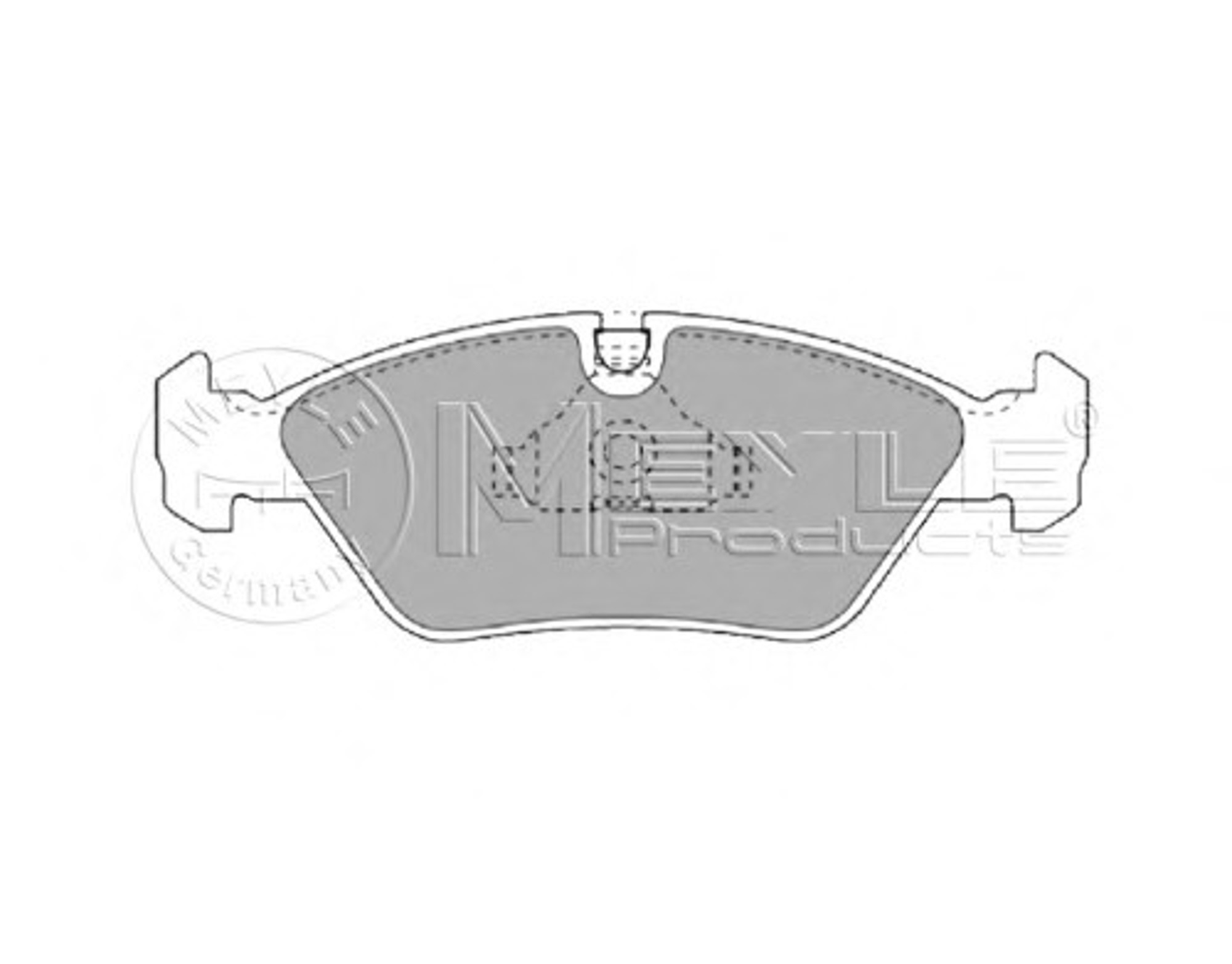Колодки тормозные дисковые MEYLE 025 206 2919