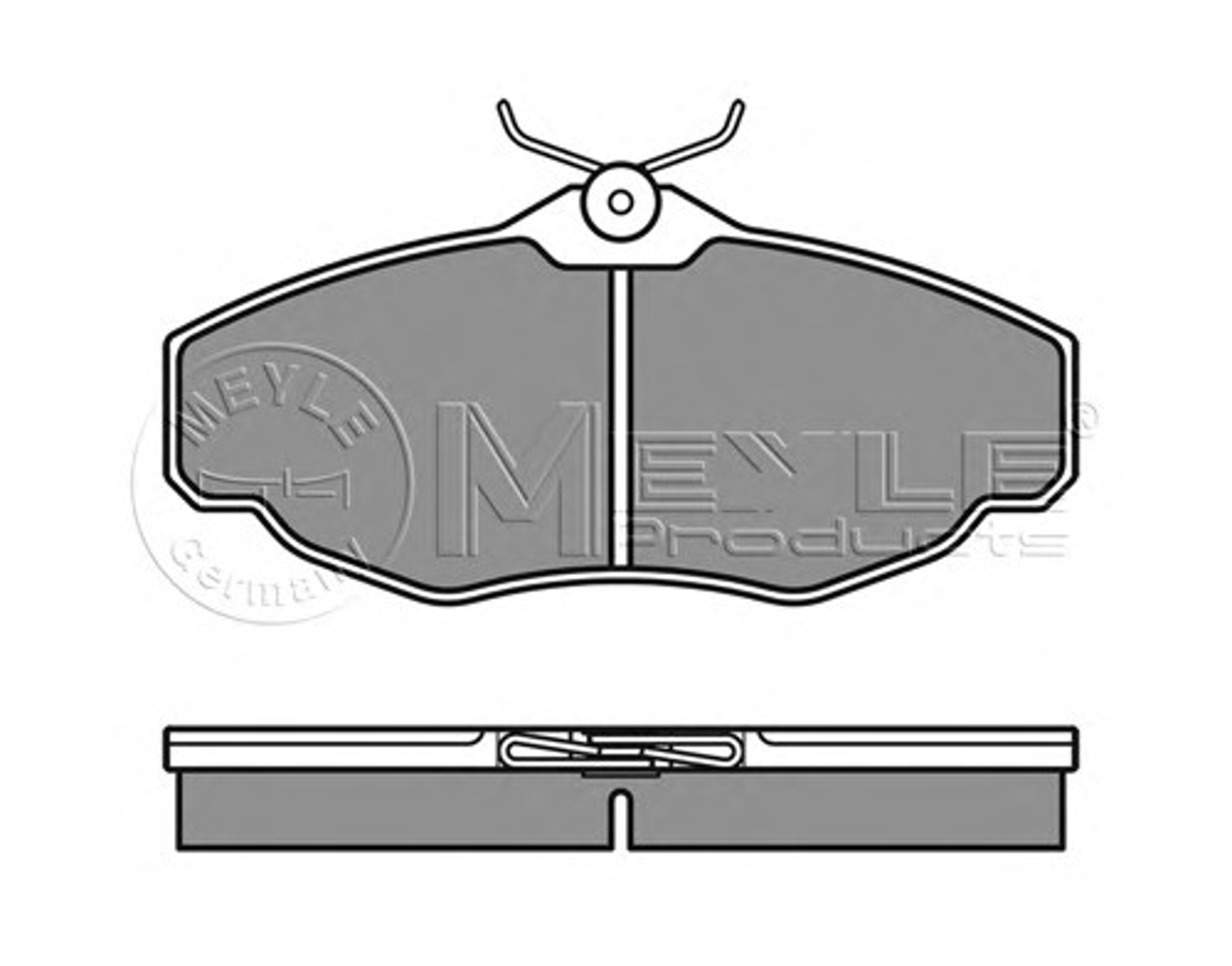 Колодки тормозные дисковые MEYLE 025 234 5219