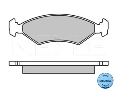Колодки тормозные дисковые MEYLE 025 233 8418/W
