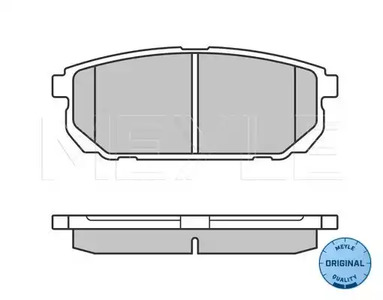 Колодки тормозные дисковые MEYLE 025 240 5815/W