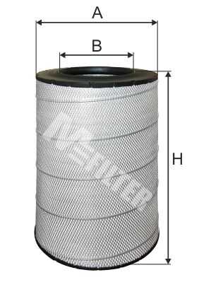 Фильтр воздушный MFILTER A557