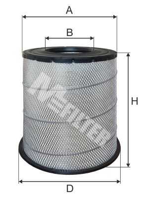 Фильтр воздушный MFILTER A579