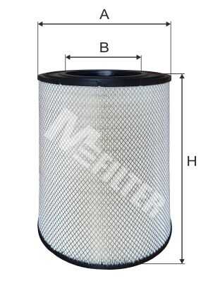 Фильтр воздушный MFILTER A806