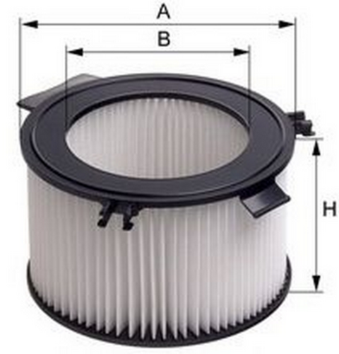 Фильтр салона vw transporter iv 1.8-2.8 90-03 уголь MFILTER A958