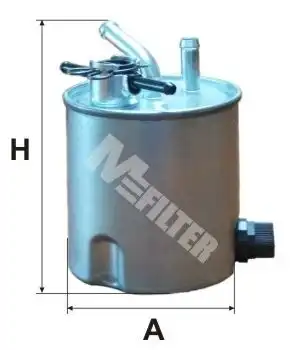 Топливный фильтр MFILTER DF3512