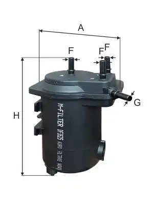 Фильтр топливный MFILTER DF3525