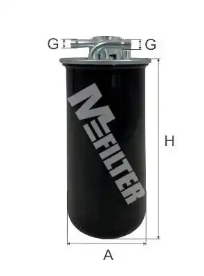 Фильтр топливный MFILTER DF3567