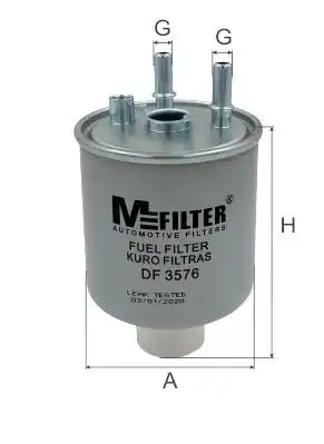 Фильтр топливный MFILTER DF3576