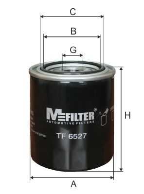 Tf 6527 фильтр масла MFILTER TF6527