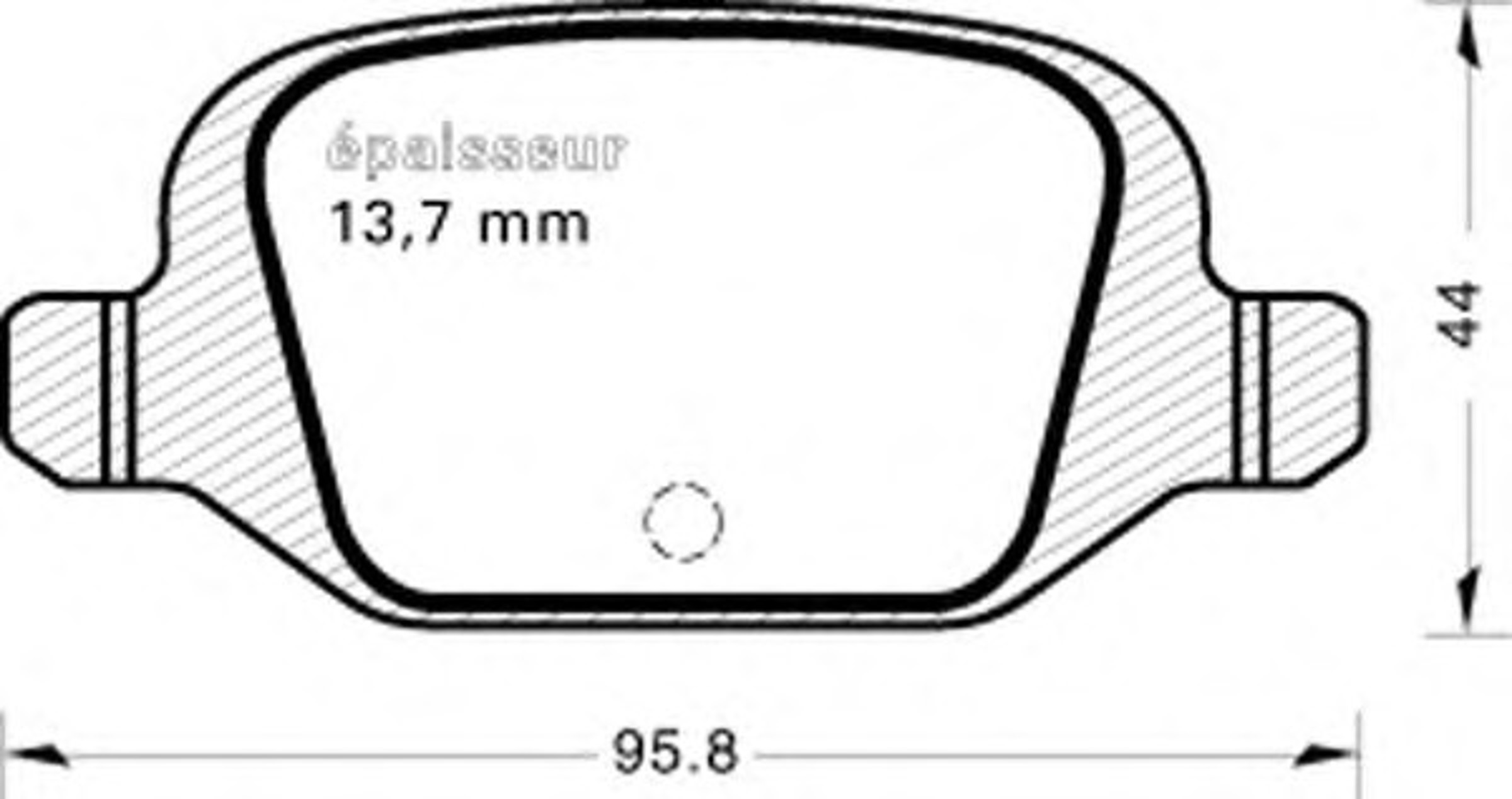 Колодки тормозные дисковые MGA 509