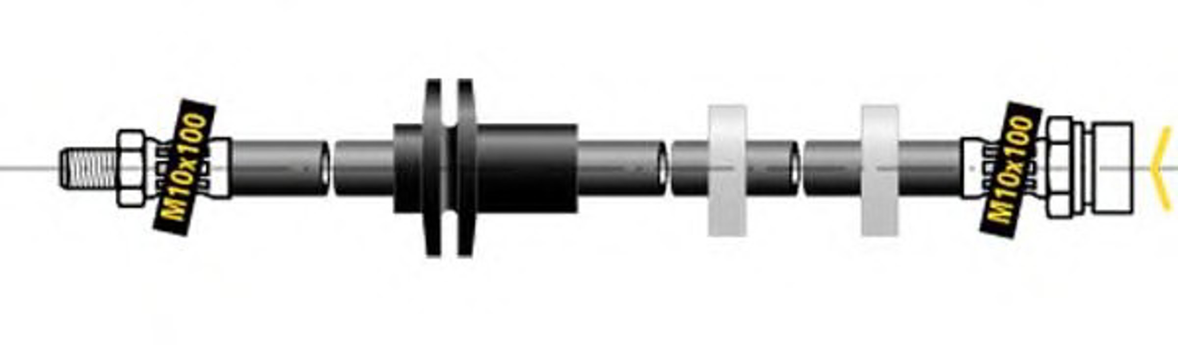 Шланг тормозной MGA F5342