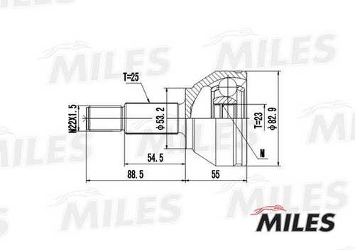 Шрус MILES GA20106