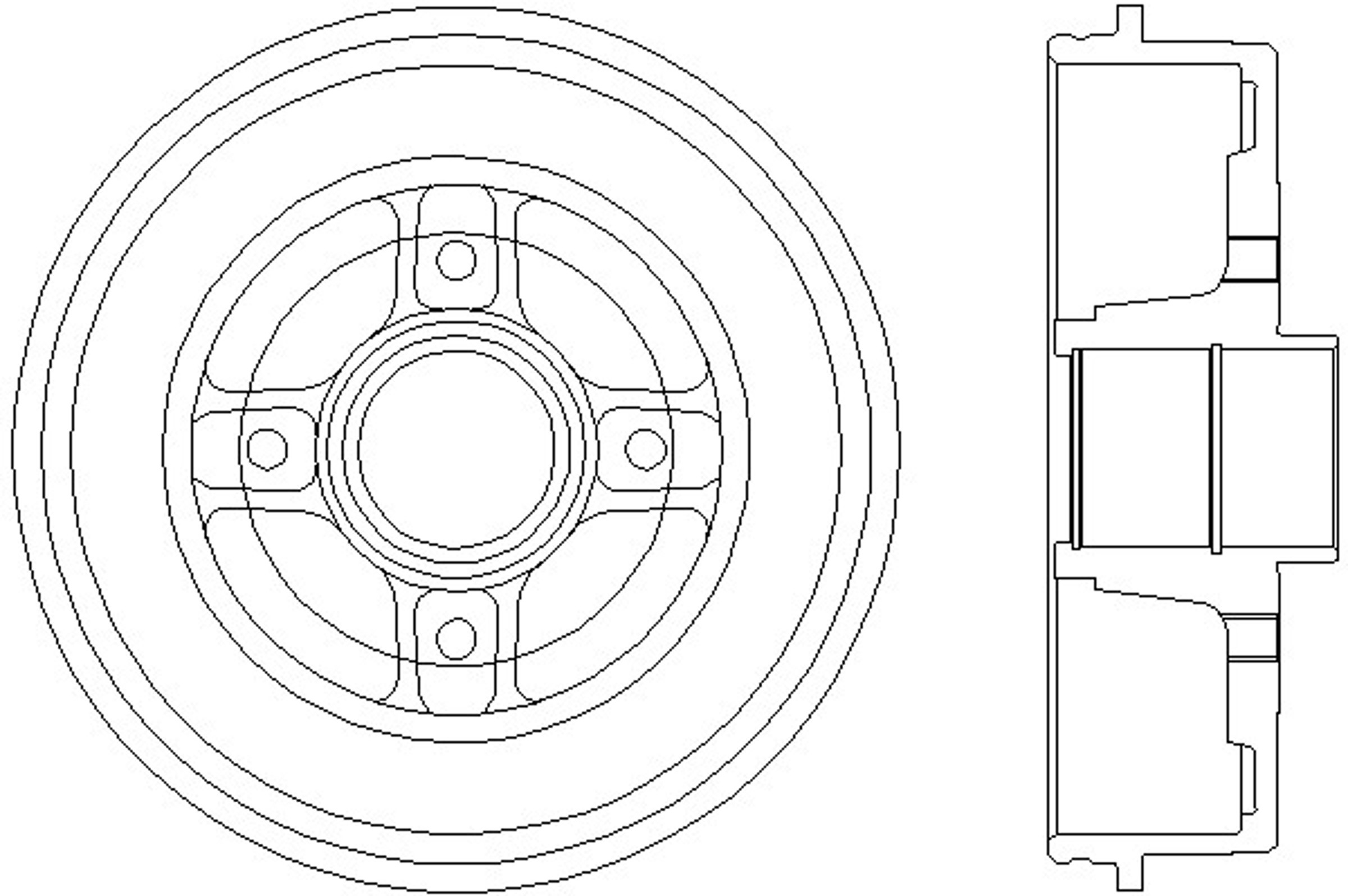 Барабан тормозной MINTEX MBD044