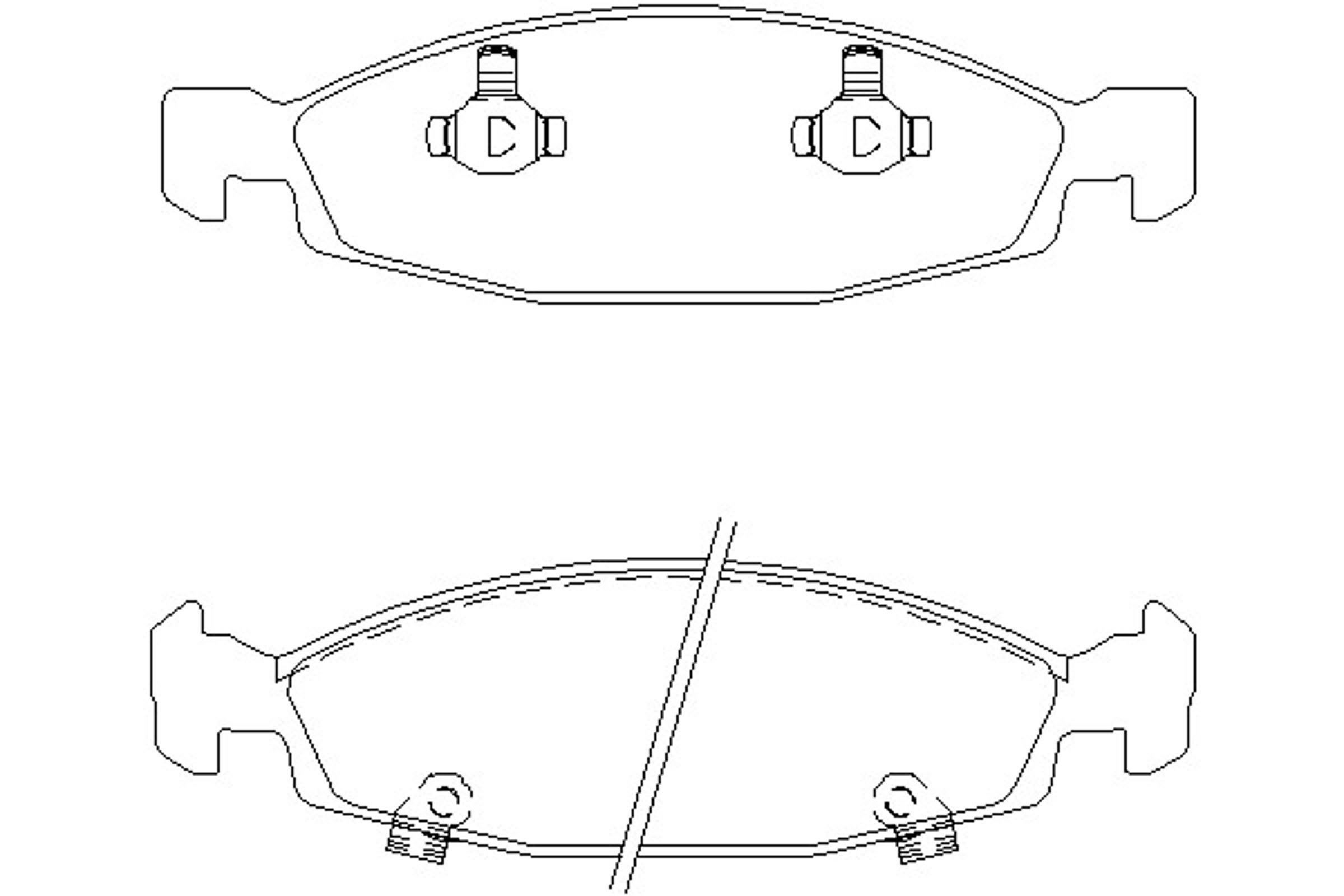 Колодки тормозные дисковые MINTEX MDB2153