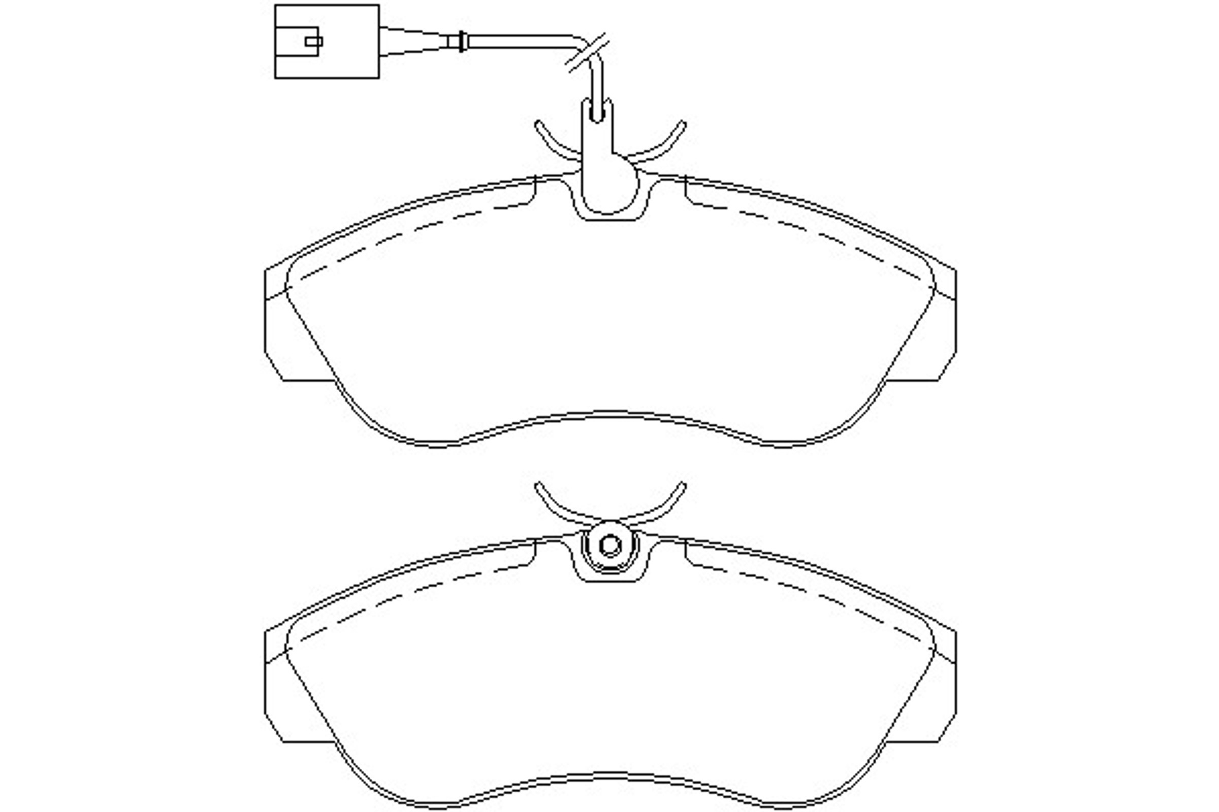 Колодки тормозные дисковые MINTEX MDB2158